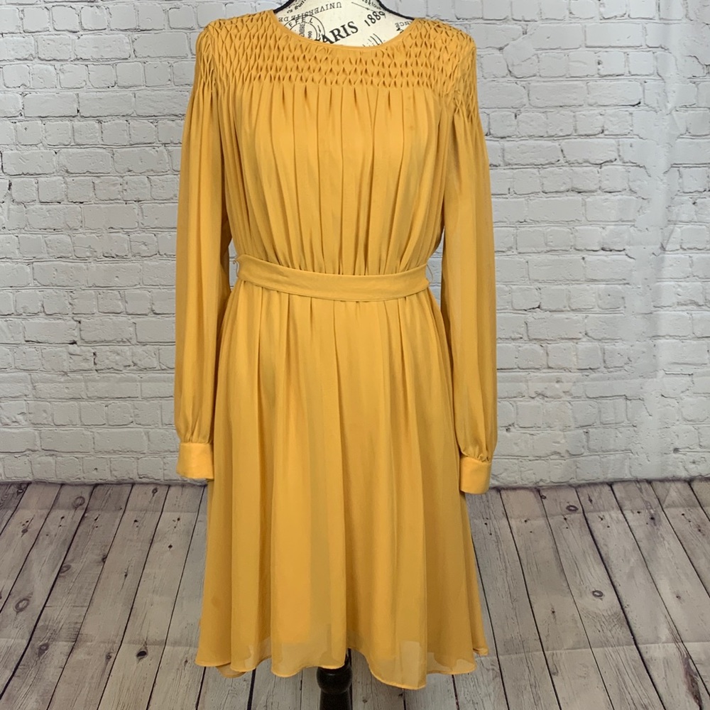 Mustard color Calvin Klein Dress